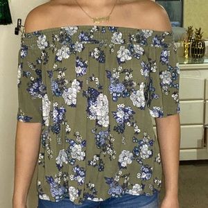 off shoulders shirt